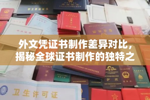 江津外文凭证书制作差异对比，揭秘全球证书制作的独特之处