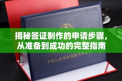 江津揭秘签证制作的申请步骤，从准备到成功的完整指南